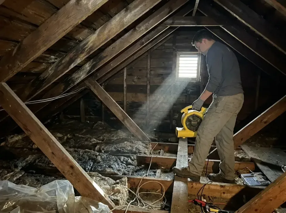 attic-water-damage-drying-proc-007 — frequently asked questions, Emergency Water Extraction & 24/7 Flood Response in Caseyvi…
